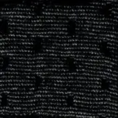 Black and white data table displaying repeated text entries, including “swan > fabric (super) > super 238”, with a granular texture and uniform lighting.